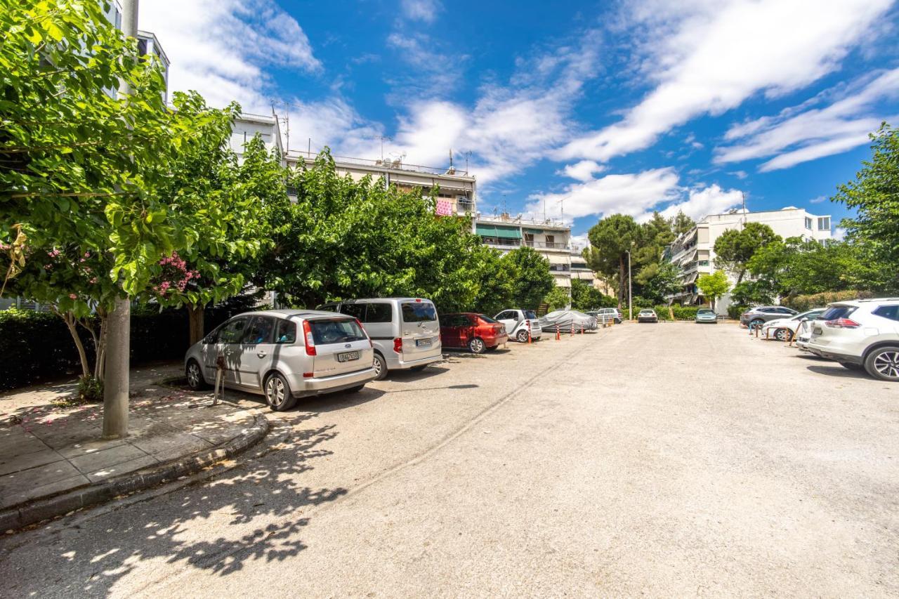 Άνετο & Ήσυχο Διαμέρισμα Για 4 Athén Kültér fotó